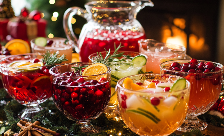 Christmas holiday punch recipes