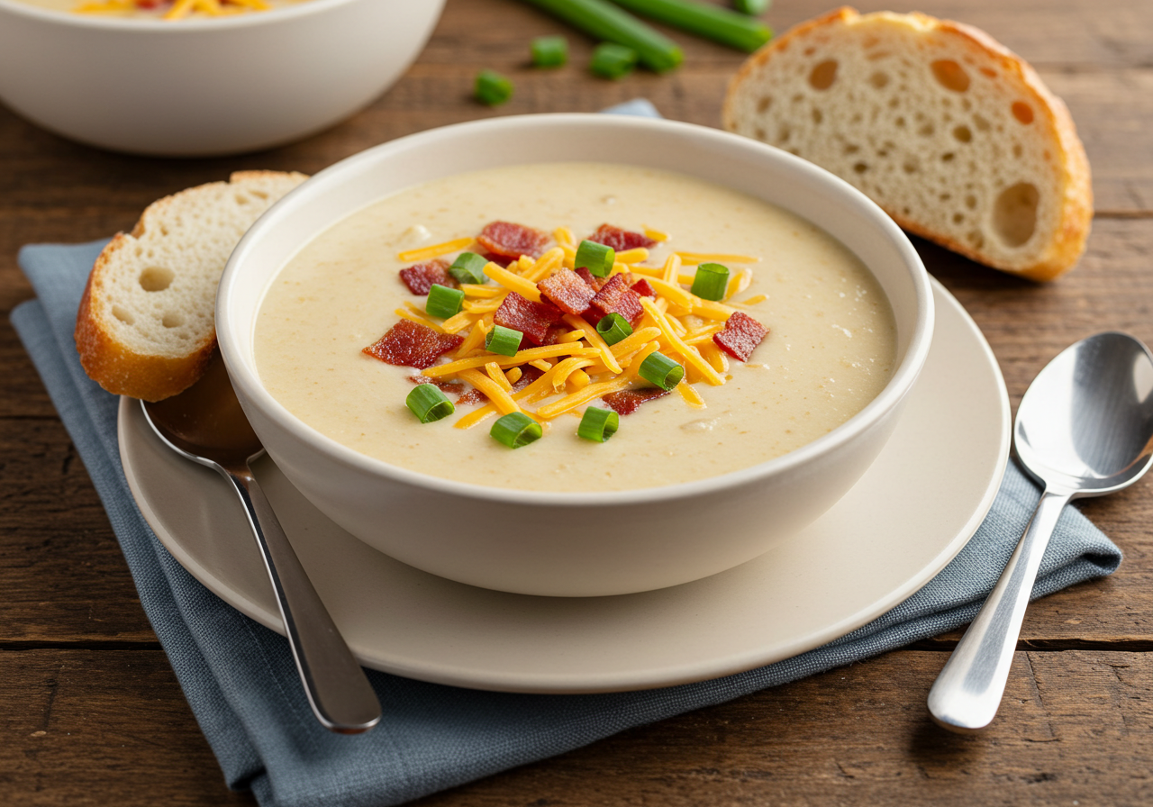 Loaded Bacon Ranch Potato Soup: Packed with Flavor!