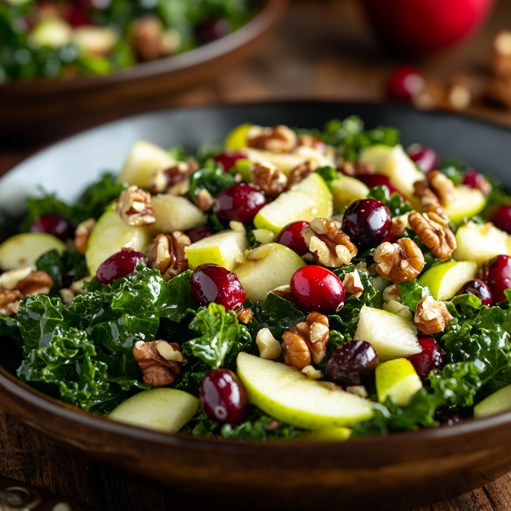 Autumn Apple Cranberry Kale Salad: A Crisp and Flavorful Fall Salad You’ll Love