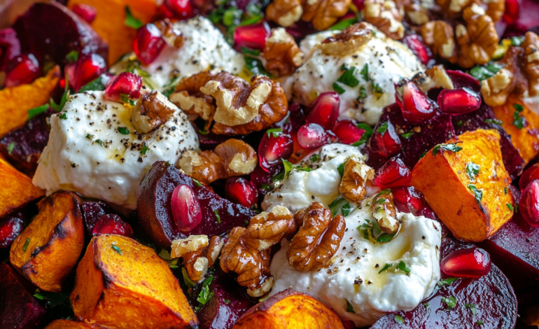 Roasted Beet and Sweet Potato Salad : A Flavorful Delight